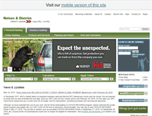 Tablet Screenshot of nelsoncu.com